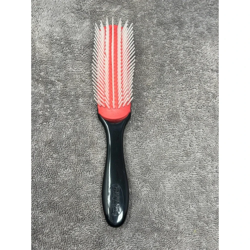 Vintage Denman D3 Hair Brush Set of 2 Styling Brush 7 Row British Made UK